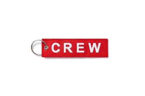 SINGLE RED CREW TAG
