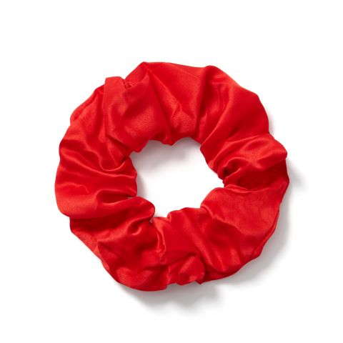 MOLLY & ROSE RED SATIN SCRUNCHIE